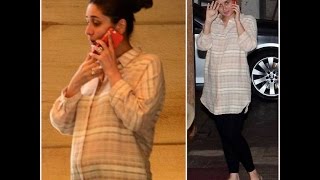 Watch Spotted! Kareena Kapoor Khan With a Baby Bump Video