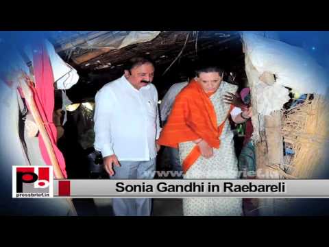 Watch Sonia Gandhi assures people of Raebareli to take Up water, power Woes with state govt Video