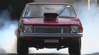 Watch HV02GO V8 TORANA AT SYDNEY DRAGWAY Video