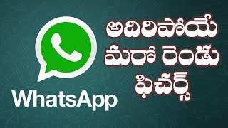 Watch Two New Features in Whatsapp || WhatsApp New Features Video