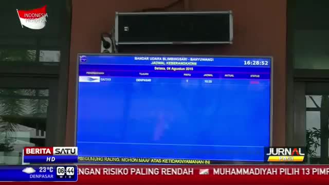 Watch Raung kembali Semburkan Abu Vulkanik, Bandara Blimbingsari Ditutup Video