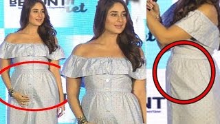 Watch Kareena Kapoor Fresh Hot Look With Baby Bump On Stage Video