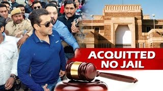 Watch NO JAIL For Salman Khan, Jodhpur Court ACQUITS Actor In Arms Act Case Video