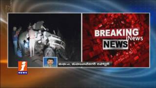 Watch Road Accident at Nagarkurnool | 3 Dead | Bolero Hits RTC Bus | iNews Video