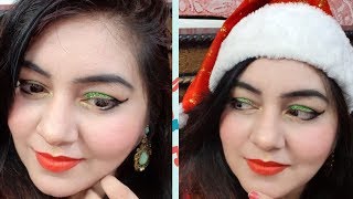 Watch How to do Makeup - Christmas Special 2017 - Easy Glitter Eyes Parlour type Makeup | JSuper kaur Video