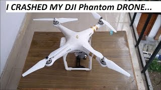Watch I CRASHED MY DJI Phantom DRONE. Its GONE... Video