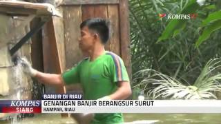 Watch Genangan Banjir Berangsur Surut Video