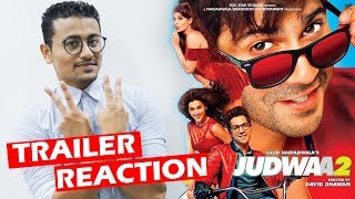 Watch Judwaa 2 Trailer Reaction & Review | Varun Dhawan, Jacqueline, Taapsee Video