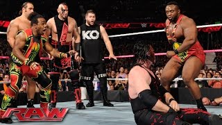 Watch Demon Kane vs. Seth Rollins - Lumberjack Match: WWE Raw, October 12, 2015 Video
