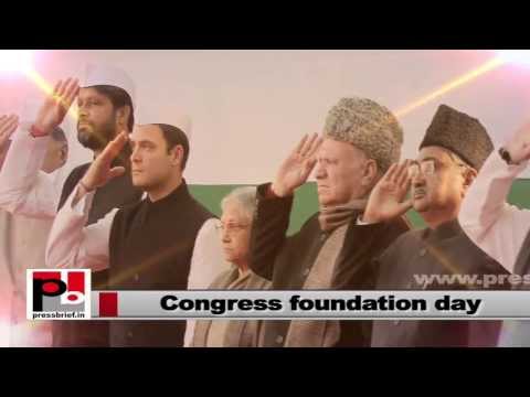 Watch Sonia Gandhi- Congress foundation day Video