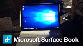 Watch Microsoft Surface Book laptop - Hands on Video