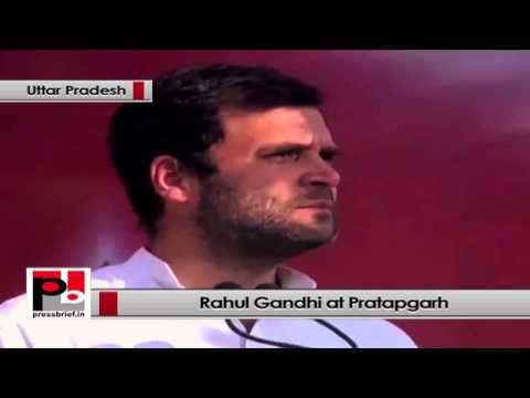 Watch Rahul Gandhi at Pratapgarh- No one can suppress the voice of the UPites and Biharis Video