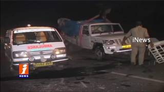 Watch 3 Killed In Accident at Morampudi junction | Rajahmundry | iNews Video