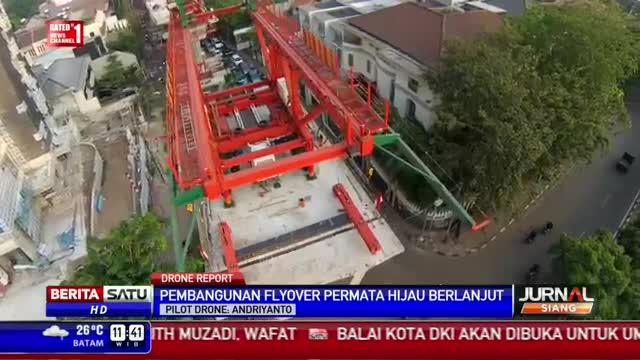 Watch Pantauan Udara Proyek Flyover Permata Hijau Video