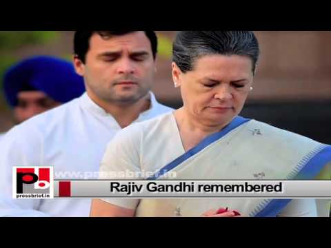 Watch Nation remembers Rajiv Gandhi on his 70th birth anniversary Video