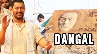 Watch Aamir Khan's DANGAL Sand Art At Versova - Fan Pays Tribute Video