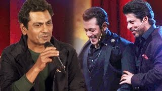 Watch Nawazuddin Siddiqui COMPARES Shahrukh Khan With Salman Khan Video