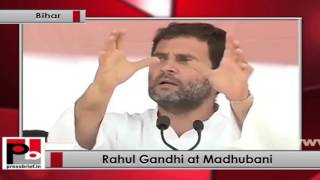 Watch Rahul Gandhi - People of Bihar will teach lesson to PM Modi in polls Politics Video Video