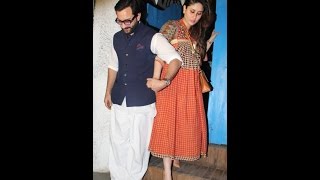 Watch Kareena's first public appearance after delivery Video