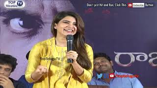 Watch Samantha React on Suchi leaks at Raju Gari Gadhi 2 Press Meet || Samantha || Nagarjuna Akkineni Video