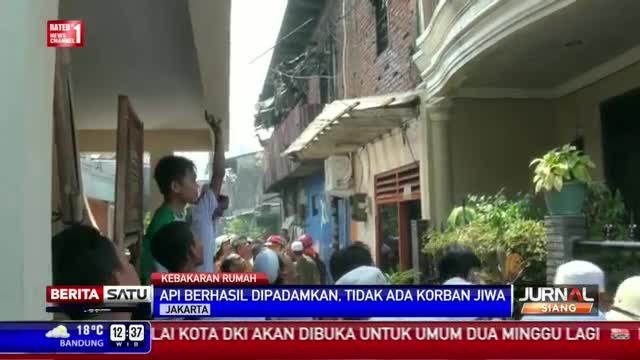 Watch Kebakaran di Petamburan Disebabkan Ledakan Tabung Gas Video