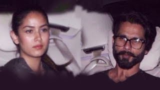 Watch Shahid Kapoor And Mira Rajput Spotted At Karan Johar's House Video