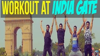 Watch Best INDIAN OUTDOOR WORKOUT MOTIVATION | Calisthenics & Drone Shots At INDIA GATE |ABHINAV MAHAJAN Video