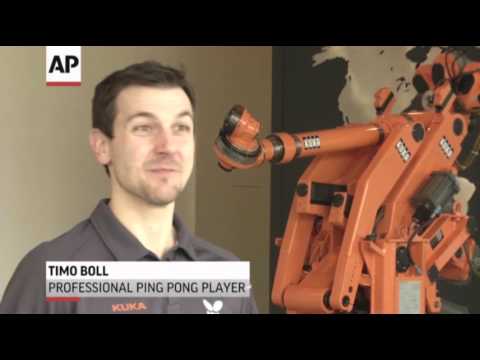 Watch Robot Takes on Top Ping Pong Player News Video Video