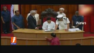 Watch Violence In Odisha Assembly | Congress Protest Against PM Modi Remarks | iNews Video