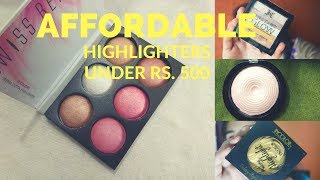 Watch TOP AFFORDABLE  HIGHLIGHTERS UNDER RS. 500  | Favorite Highlighters of 2017| Nidhi Katiyar Video
