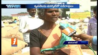 Watch Cotton Farmers Into Losses Due To Low Supporting Price In Warangal | Ground Report | iNews Video