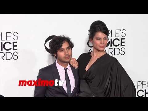 Watch Kunal Nayyar and Neha Kapur People's Choice Awards 2014 - Red Carpet Arrivals Video