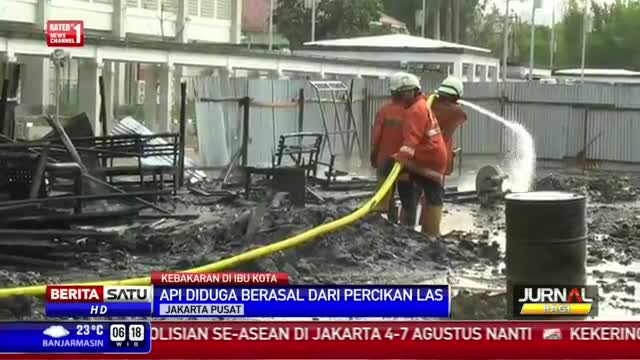 Watch Dua Kebakaran Terjadi di Ibukota Minggu Sore Video