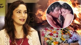 Watch Madhuri Dixit GETS Emotional, Pays Tribute To Vinod Khanna Video