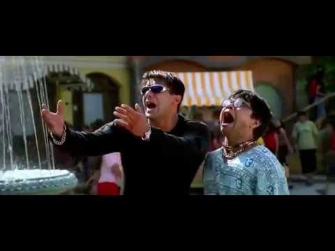 Watch Amrish Puri hit by ball - Mujhse Shaadi Karogi - Bollywood Movie Comedy Scene Video