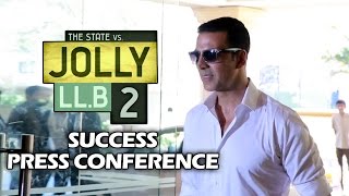 Watch Akshay Kumar's GRAND ENTRY At Jolly LLB 2 SUCCESS Press Conference Video