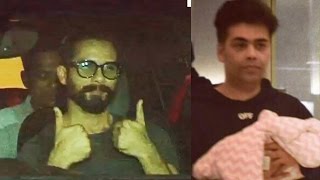 Watch Shahid Kapoor VISITS Karan Johar's TWIN Babies At His House Video