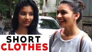 Watch GIRLS IN SHORT CLOTHES Cute Girls Answer Video