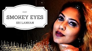 Watch EASY SMOKEY EYE LOOK (SRI LANKAN) Video