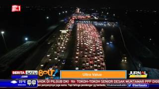 Watch Penampakan Pintu Tol Cikarang Saat Arus Balik Libur Panjang Video