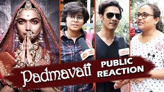 Watch Padmavati FIRST LOOK - Public Reaction - Deepika Padukone Video