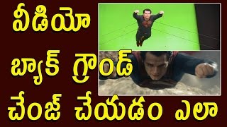 Watch How to change video background very easy way telugu Filmora Telugu Tech Tuts Video