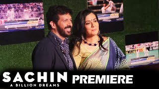 Watch Kabir Khan With Wife Mini Mathur At Sachin A Billion Dreams GRAND PREMIERE Video