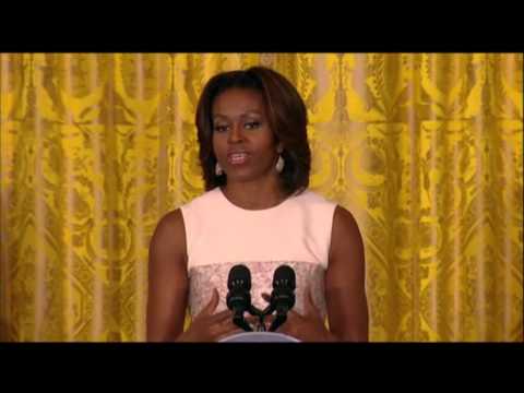 Watch Michelle Obama Tackles Junk Food Ads in Schools News Video Video