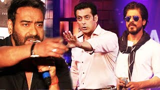 Watch Ajay Devgn SLAMS Salman Khan And Praises Shahrukh Khan For This Reason Video