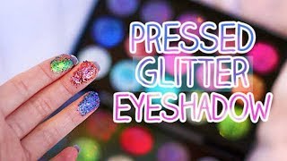 Watch DIY | How To Make - Pressed Glitter Eye Shadow | DEMO | How to use Glitter Eye-Shadows | JSuper Kaur Video