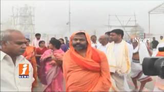 Watch TTD Temple Lands To Be Save From Land Mafai | Paripoornananda Saraswati In Tirumala iNews Video