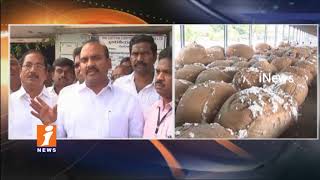 Watch Minister Prathipati Pulla Rao Start Cotton Purchase Center In Guntur Market Yard | iNews Video