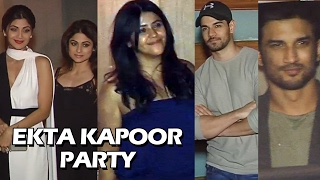 Watch Ekta Kapoor's GRAND Party | Full Video | Sushant Rajput, Shilpa Shetty, Sooraj Pancholi Video