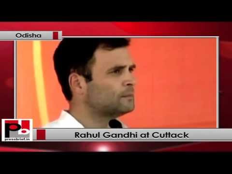 Watch Rahul Gandhi addresses a public rally at Cuttack Video